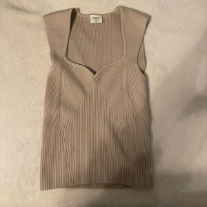 Abercrombie Sweetheart Knit Top